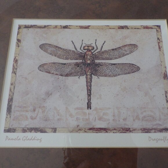 COPY - Wood Framed Dragonfly III Print/Pamala Gladding - Picture 2 of 6